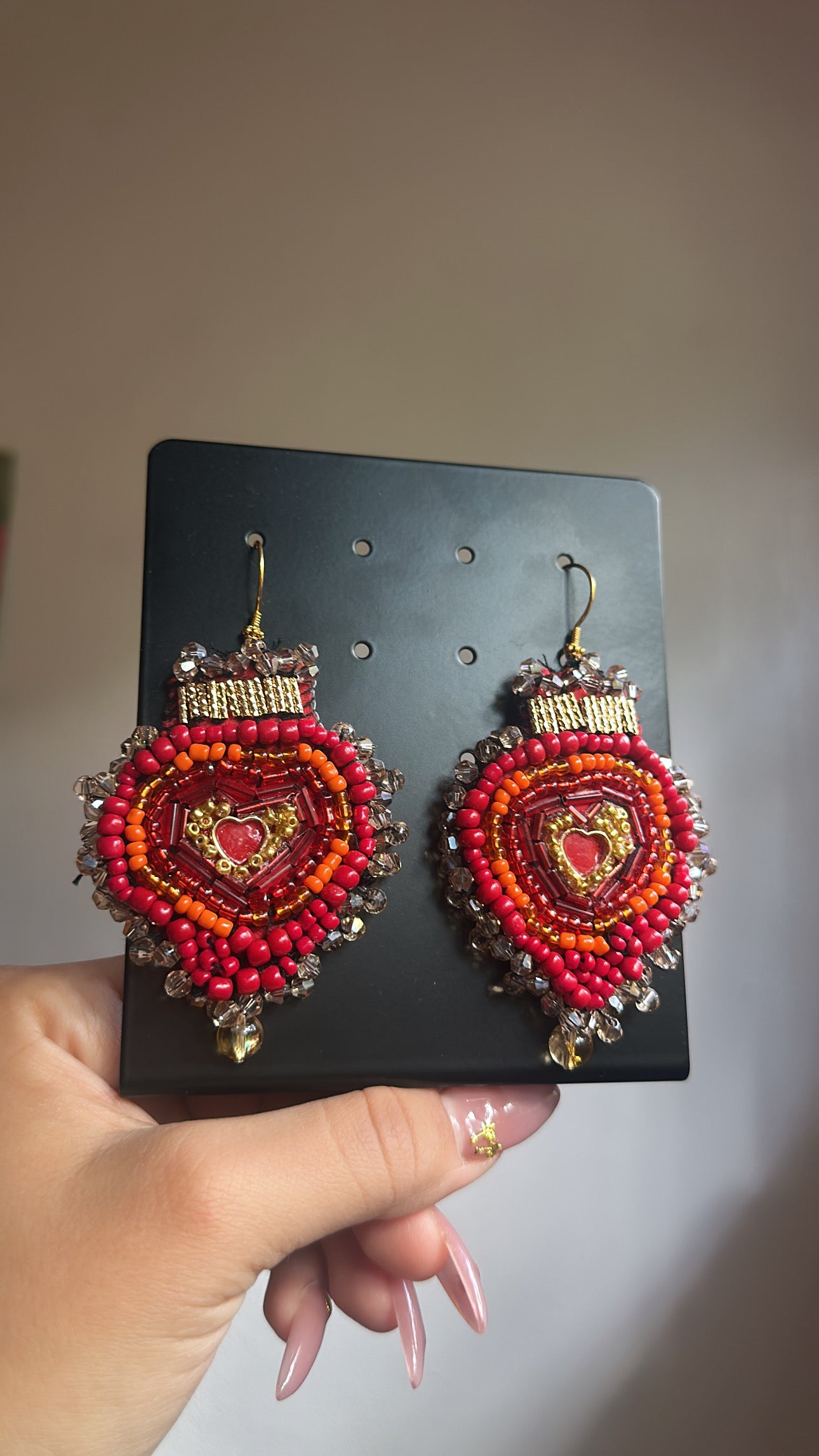 Sacred Heart Earring Duo