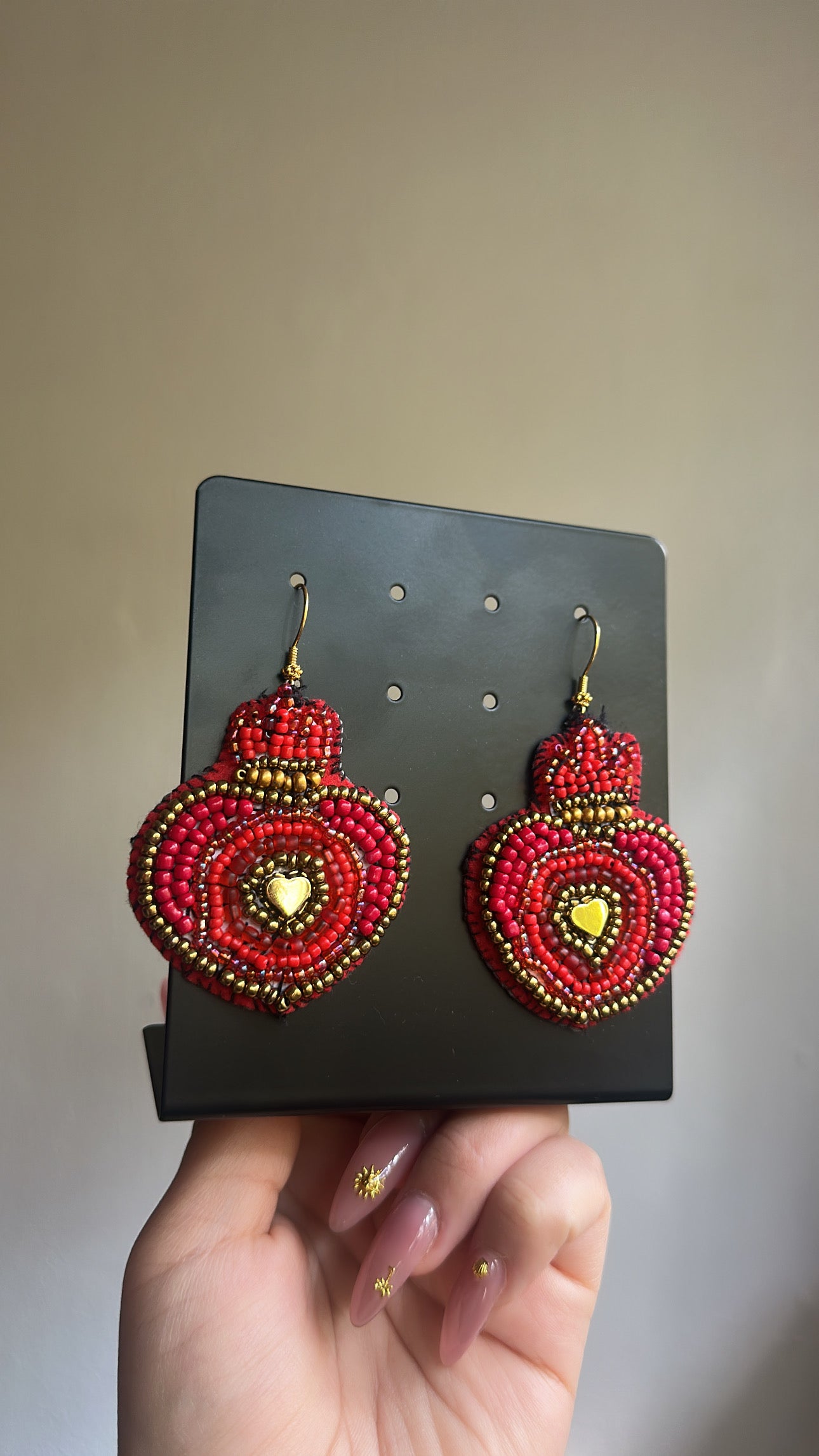 Sacred Heart Earring Duo