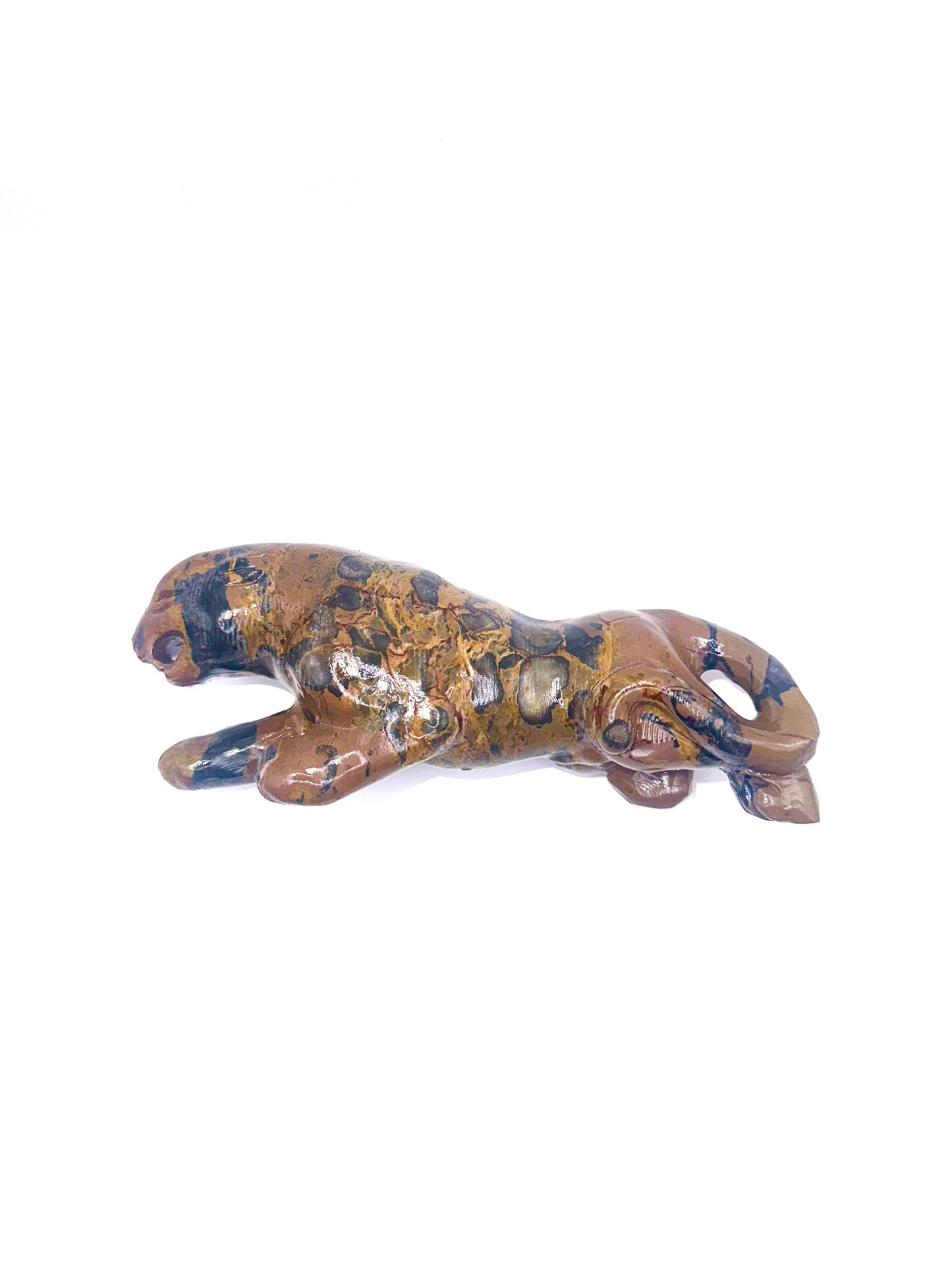 Guardian Totem Crystal - Leopard Skin Jasper