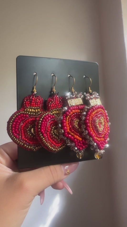 Sacred Heart Earring Duo